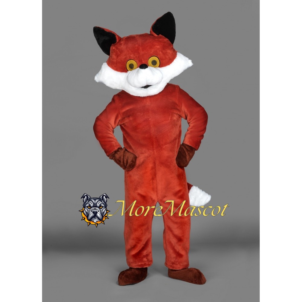 Adult Red Fox Mascot Costume