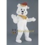 Christmas White Bear Mascot Costume