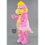 Pink & Yellow Dragon Mascot Costume