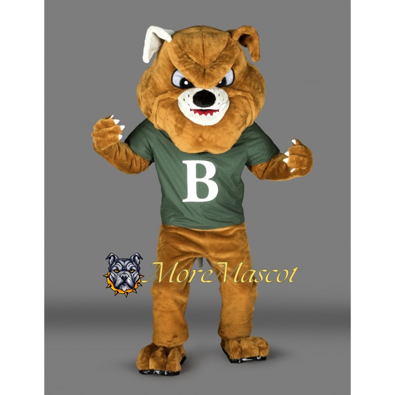 Sports Bulldog Mascot Adult Costume