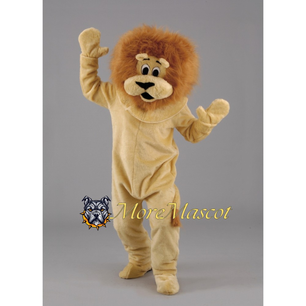 Friendly Lion Mascot Costume