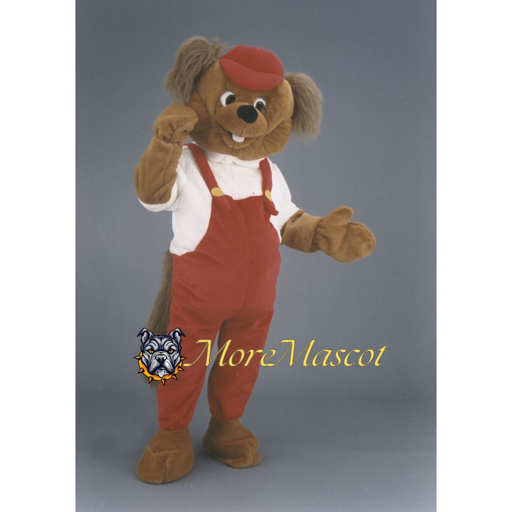 Friendly Dog Mascot Costume