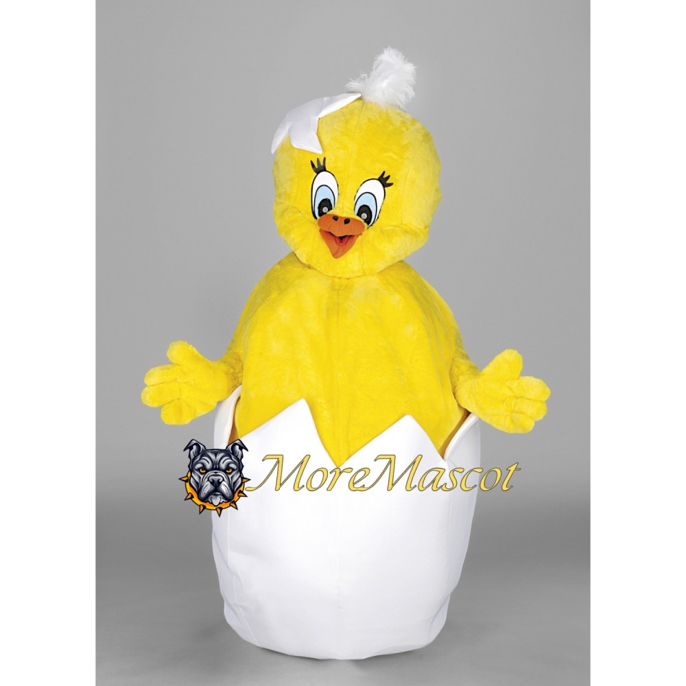 Eggshell Chicken Mascot Costume