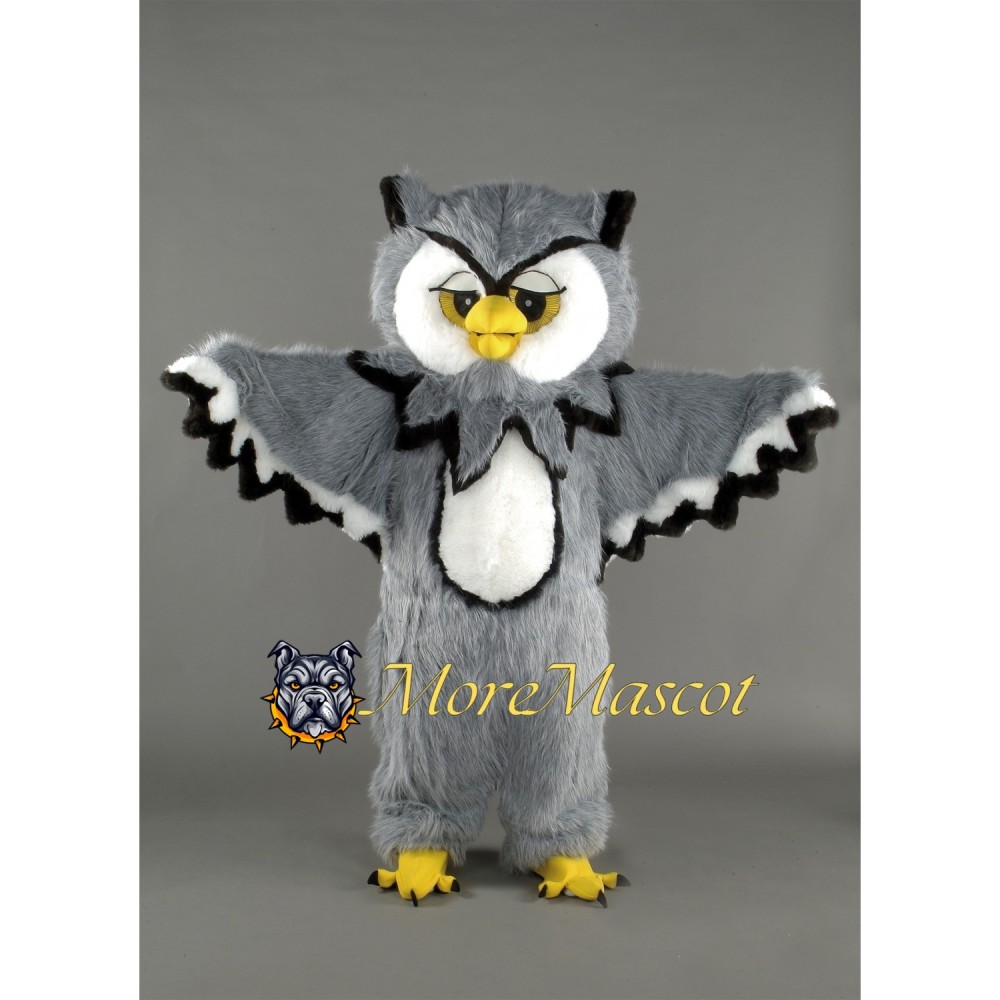 Furry Owl Mascot Costume