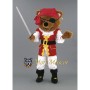 Pirate Brown Bear Mascot Costume