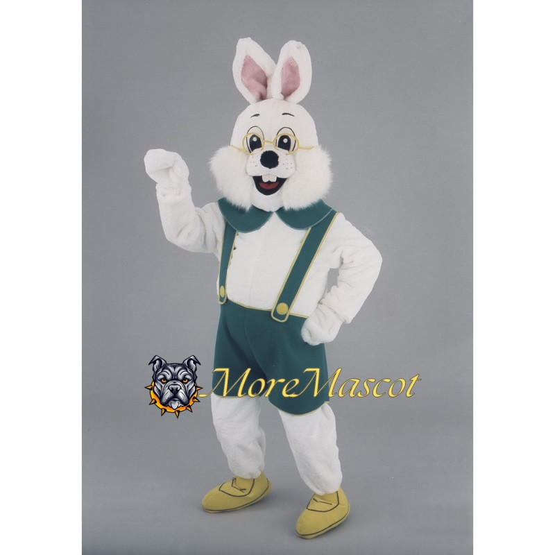 Glasses Rabbit Mascot Costume