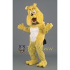 Yellow Bulldog Mascot Costume