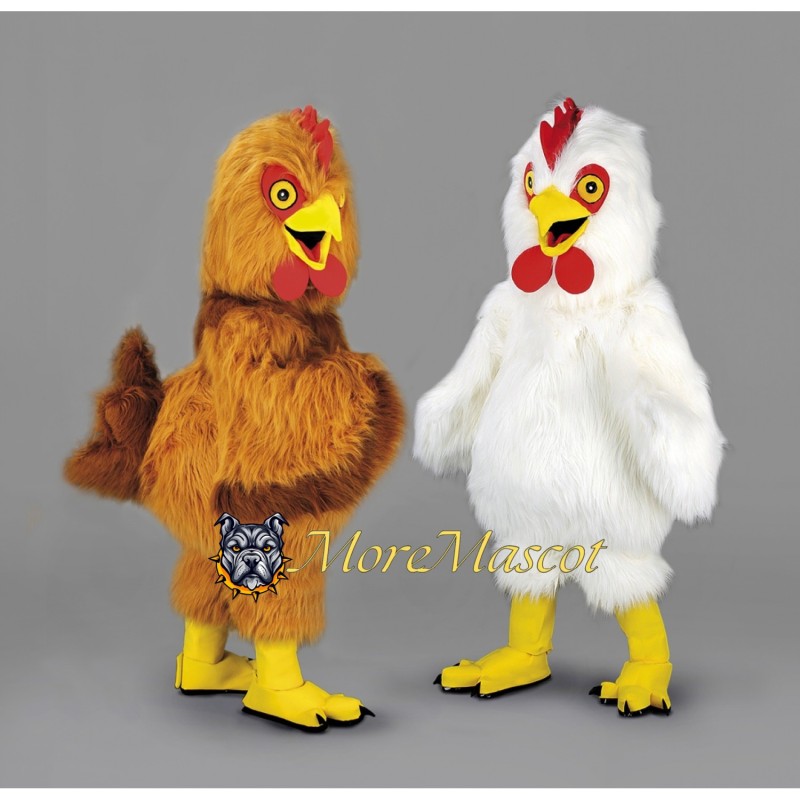 Furry Chicken Mascot Costume
