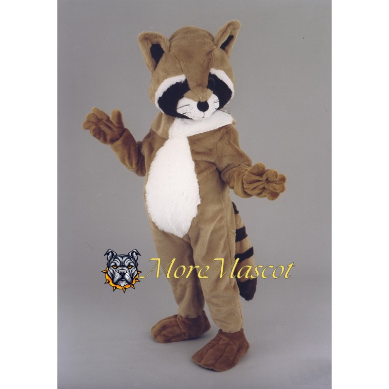 Brown Raccoon Mascot Costume