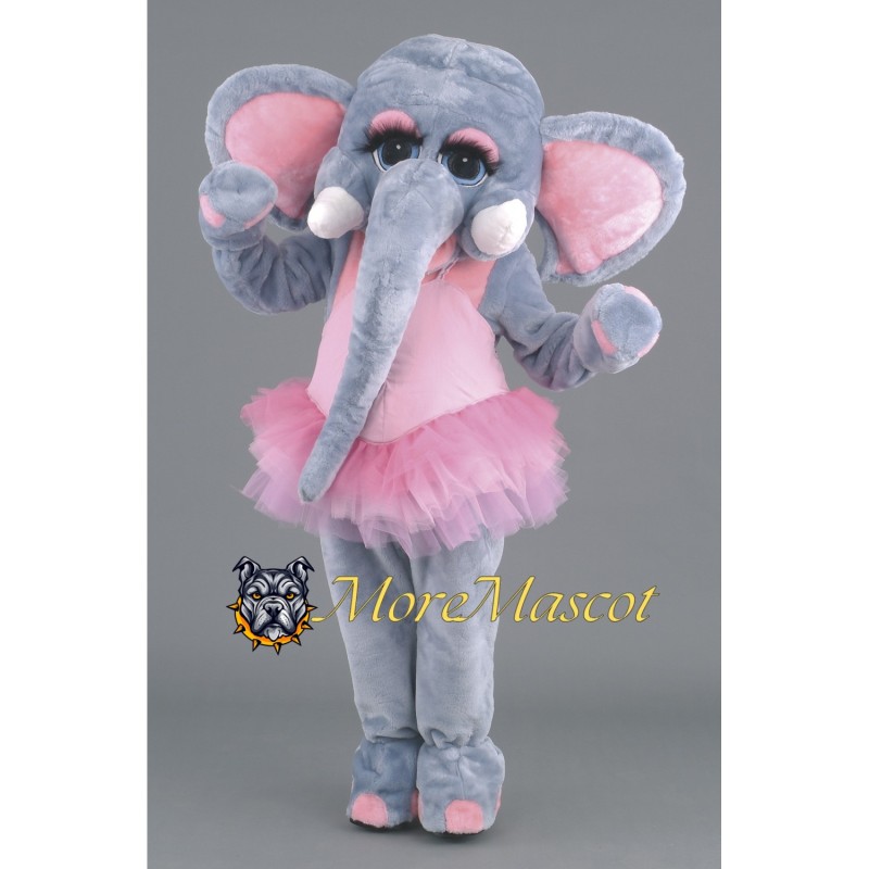 Ballet Elephant Mascot Costume