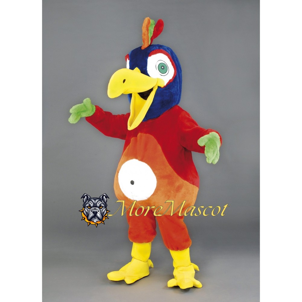 Colorful Parrot Mascot Costume