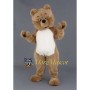Brown & White Bear Mascot Costume