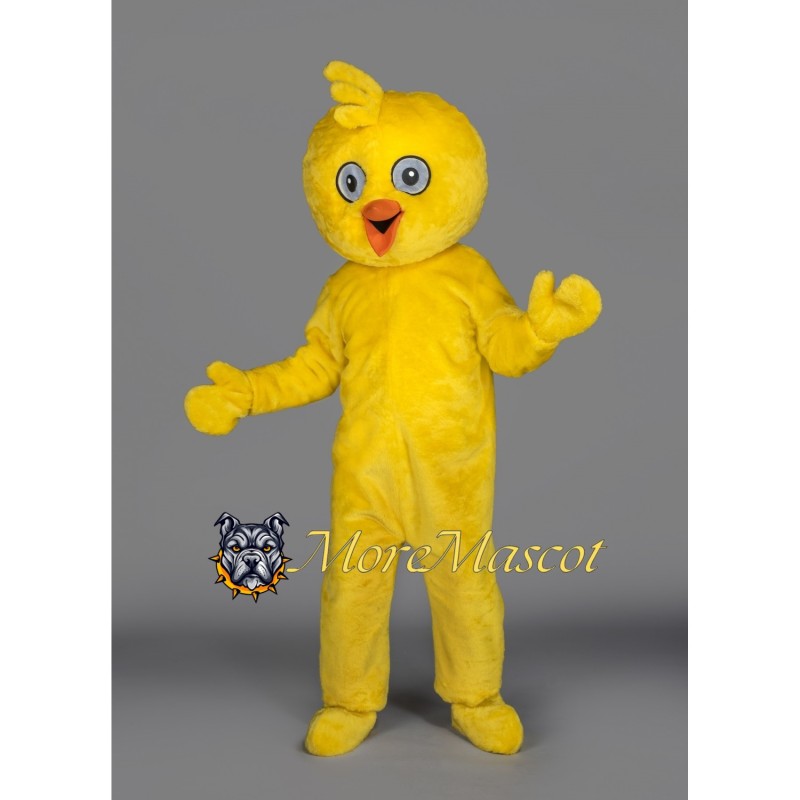Soft Yellow Chicken Mascot Costume