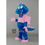 Blue & Pink Dragon Mascot Costume