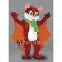 Brown Bat Mascot Costume