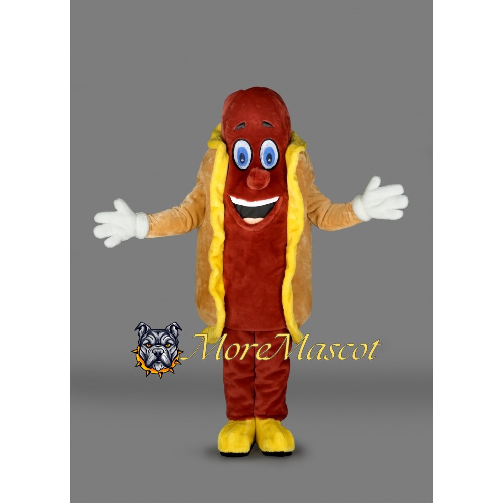 Hot Dog Mascot Costume