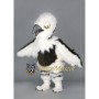 Furry White Eagle Mascot Costume