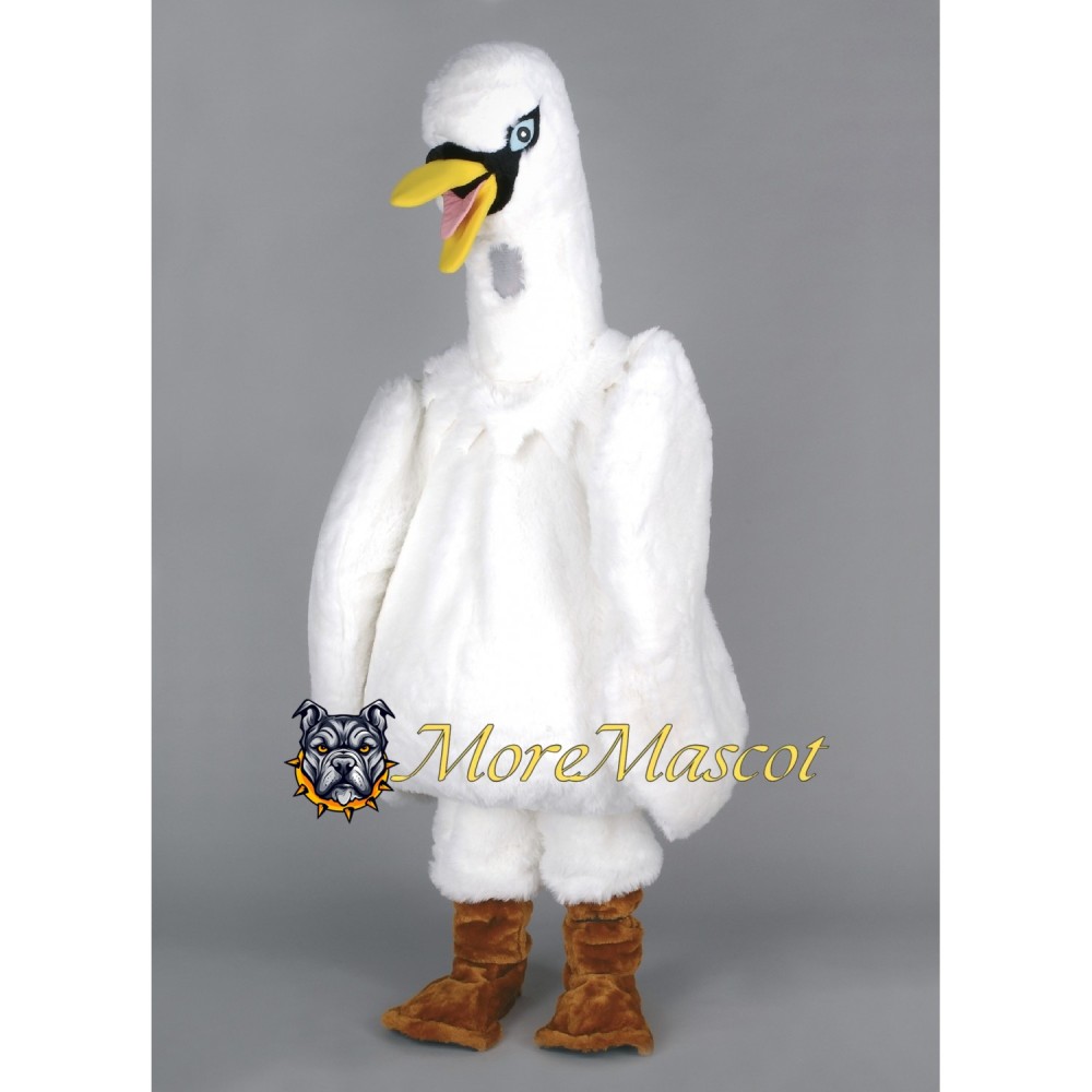 White Goose Mascot Costume