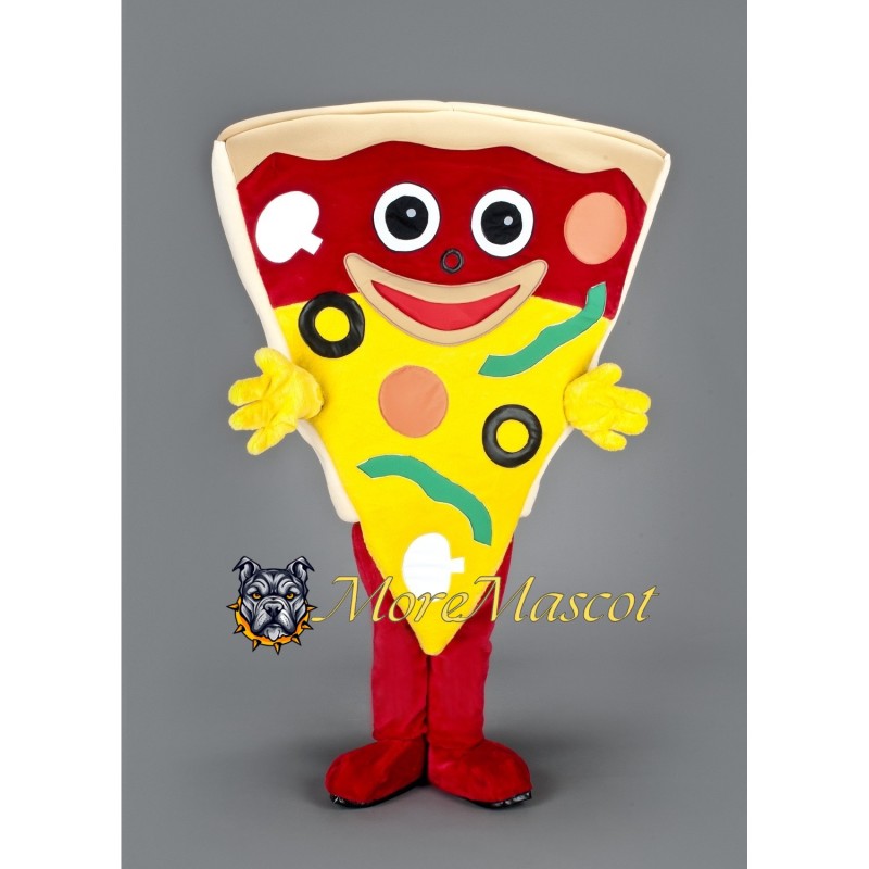 Cartoon Pizza Mascot Costume