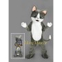 Grey & White Cat Mascot Costume