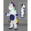 White Unicorn Mascot Costume