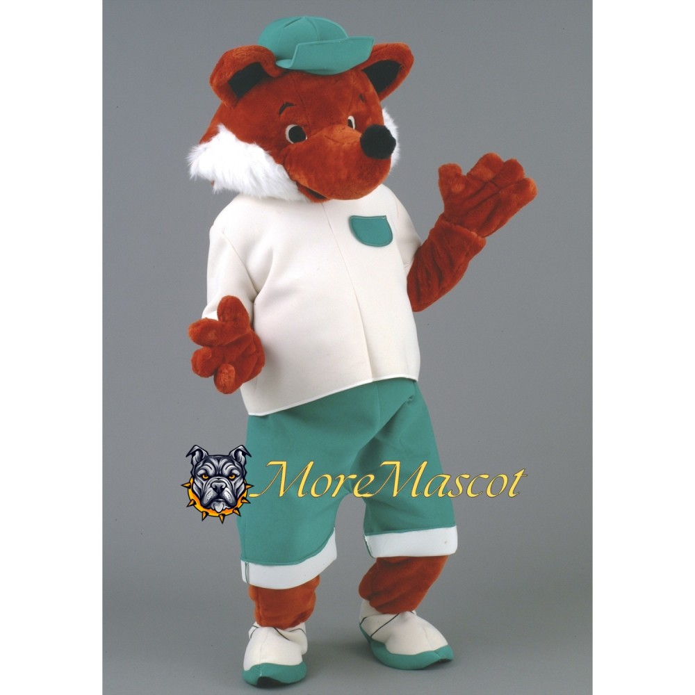 Red Fox Boy Mascot Costume