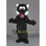 Black Wolf Mascot Furry Costume