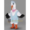White Flamingo Mascot Costume