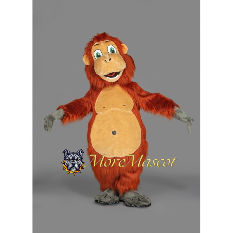 Furry Monkey Mascot Costume