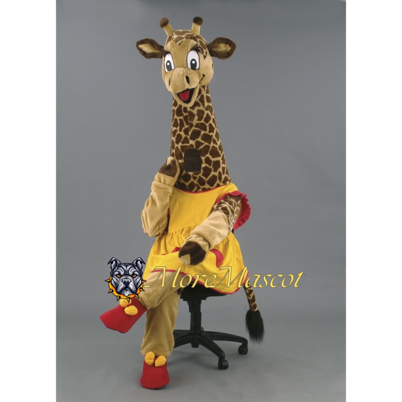 Superb Giraffe Mascot Costume