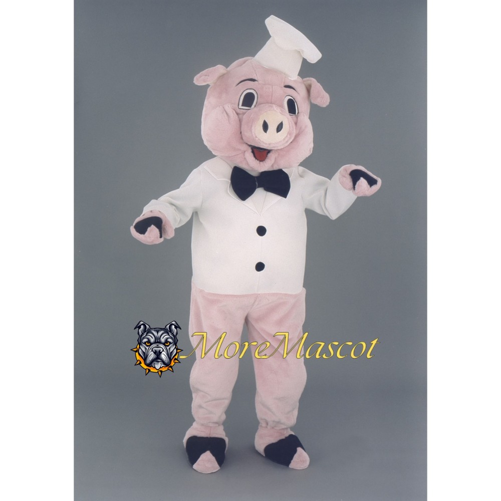Chef Pig Mascot Costume