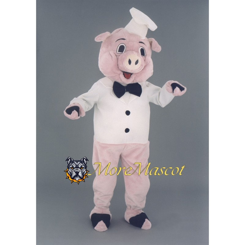 Chef Pig Mascot Costume