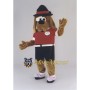 Male Brown Dog Mascot Costume