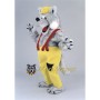 Furry Gray Wolf Mascot Costume
