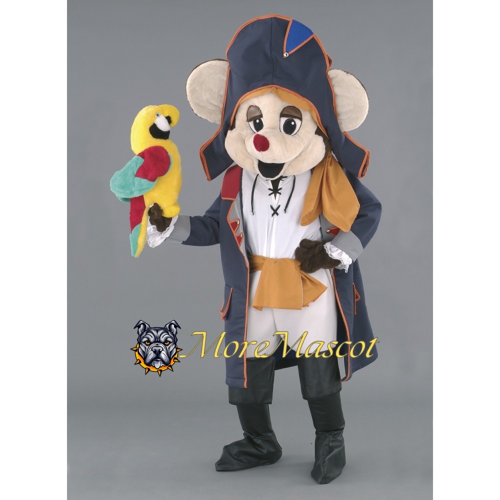 Captain Mouse Mascot Costume