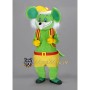 Green Mouse Mascot Costume