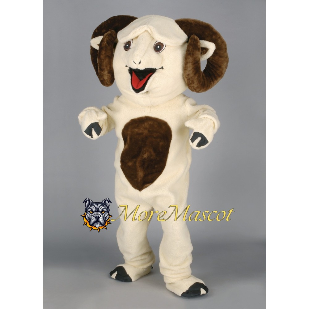 Superb White Goat Mascot Costume