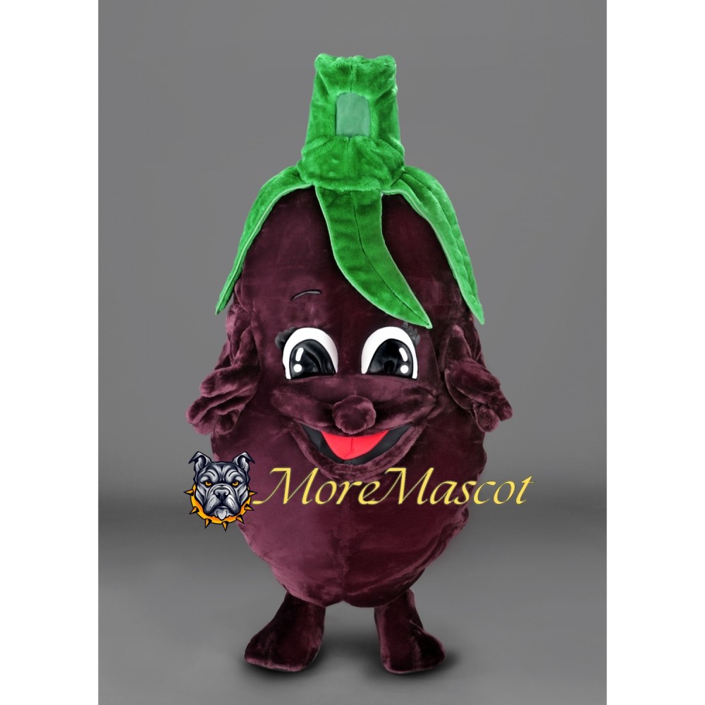 Eggplant Mascot Costume