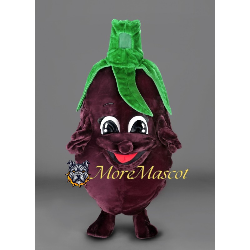 Eggplant Mascot Costume