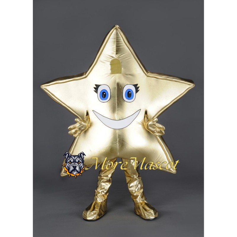 Golden Star Mascot Costume