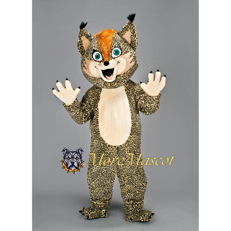 Happy Leopard Mascot Costume