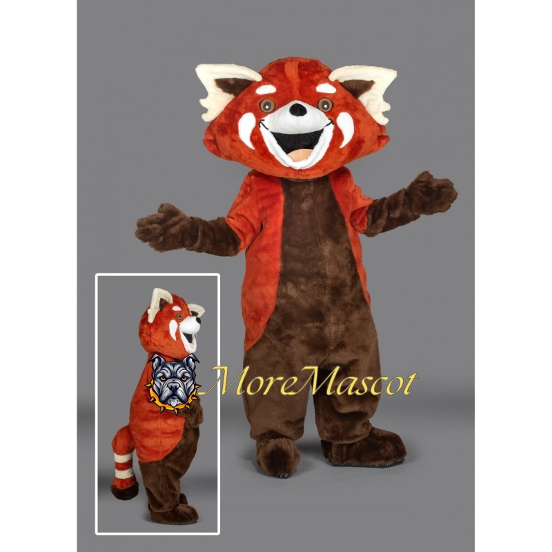 Red Raccoon Mascot Costume