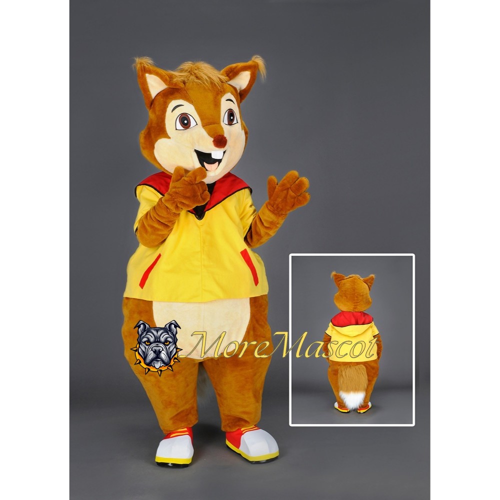 Adult Squirrel Mascot Costume