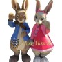 Peter & Lily Rabbit Mascot Costume