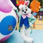 Light Green Suit Rabbit Mascot Costume