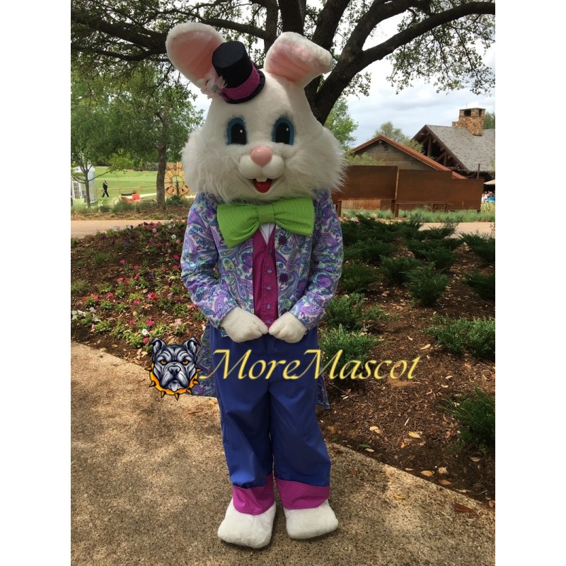 Friendly Easter Bunny Mascot Costume