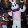 Purple Vest Rabbit Mascot Costume
