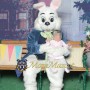 Adult Blue Wendell Rabbit Mascot Costume