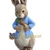 Realistic Peter Rabbit Mascot Costume