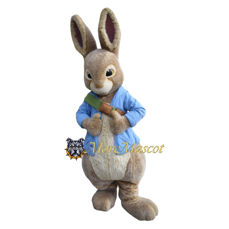 Realistic Peter Rabbit Mascot Costume